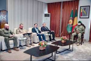 Assimi Goïta reçoit l'ambassadeur russe Igor Gromyko au palais de Koulouba, Bamako, 28 avril 2026